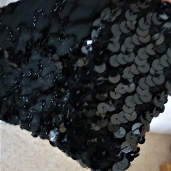 Vintage Ladies Sequin party top - Picture 4 of 4